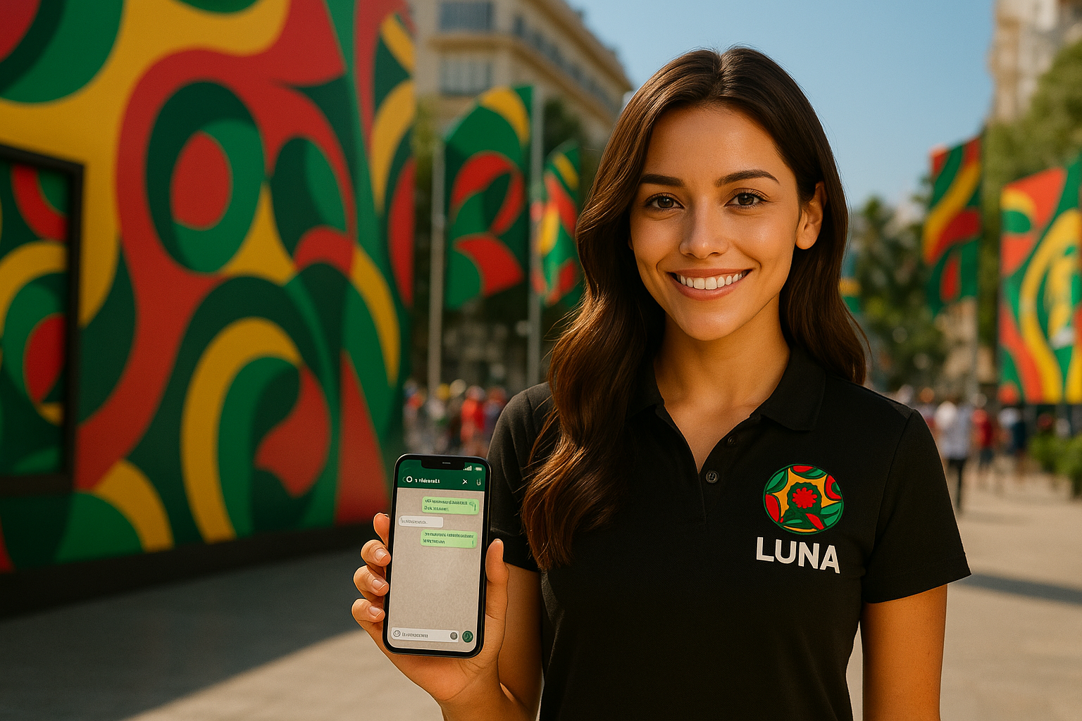 Promoción de Luna en el plaza